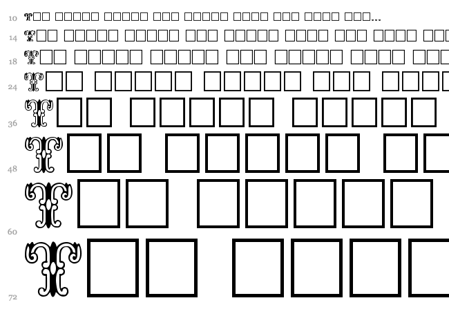 Spatz font waterfall